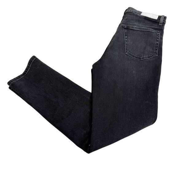 Re/done 70s Straight Jeans Washed Noir with Hole Size 29 - Picture 10 of 13